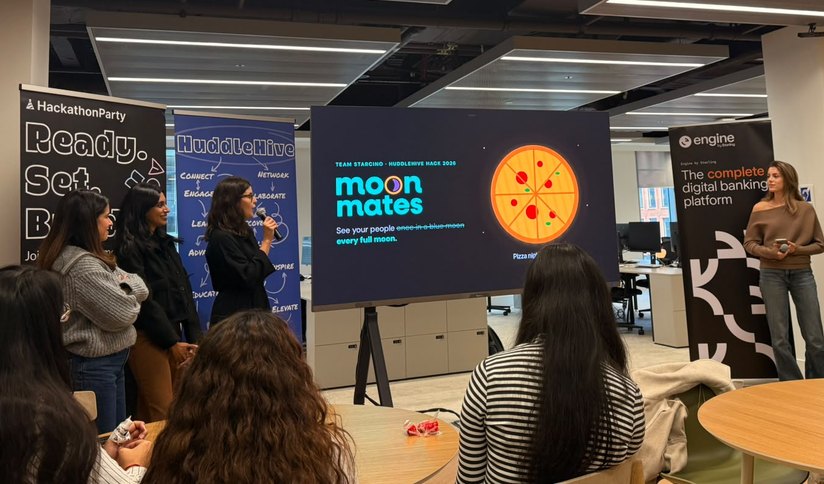 Pitching MoonMates on stage
